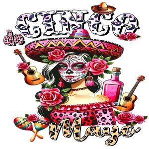 FULL COLOR WOODEN ENGRAVING SOUVENIRS CINCO DE MAYO COD/ALOVA382